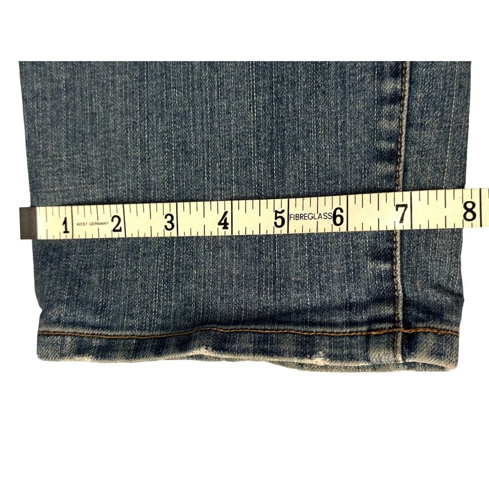 Loft Ann Taylor Mid Rise Modern Slim Jeans Blue Med Wash size 14 - Picture 5 of 15